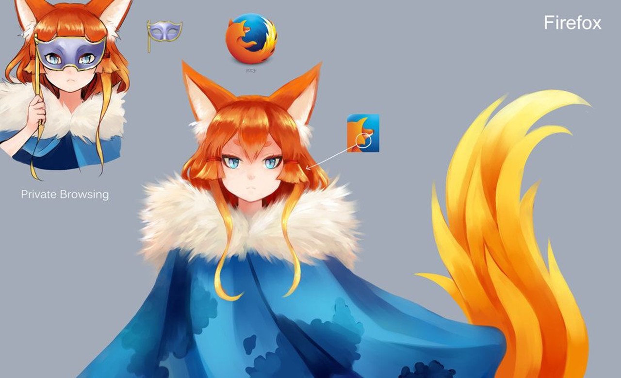 Firefox аниме