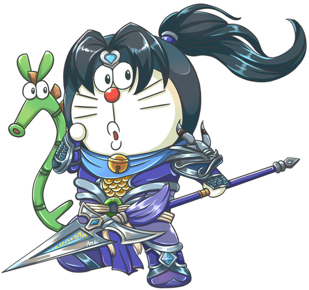 Hài hước với bộ ảnh mèo ú Doraemon cosplay các anh hùng LMHT - Ảnh 7.