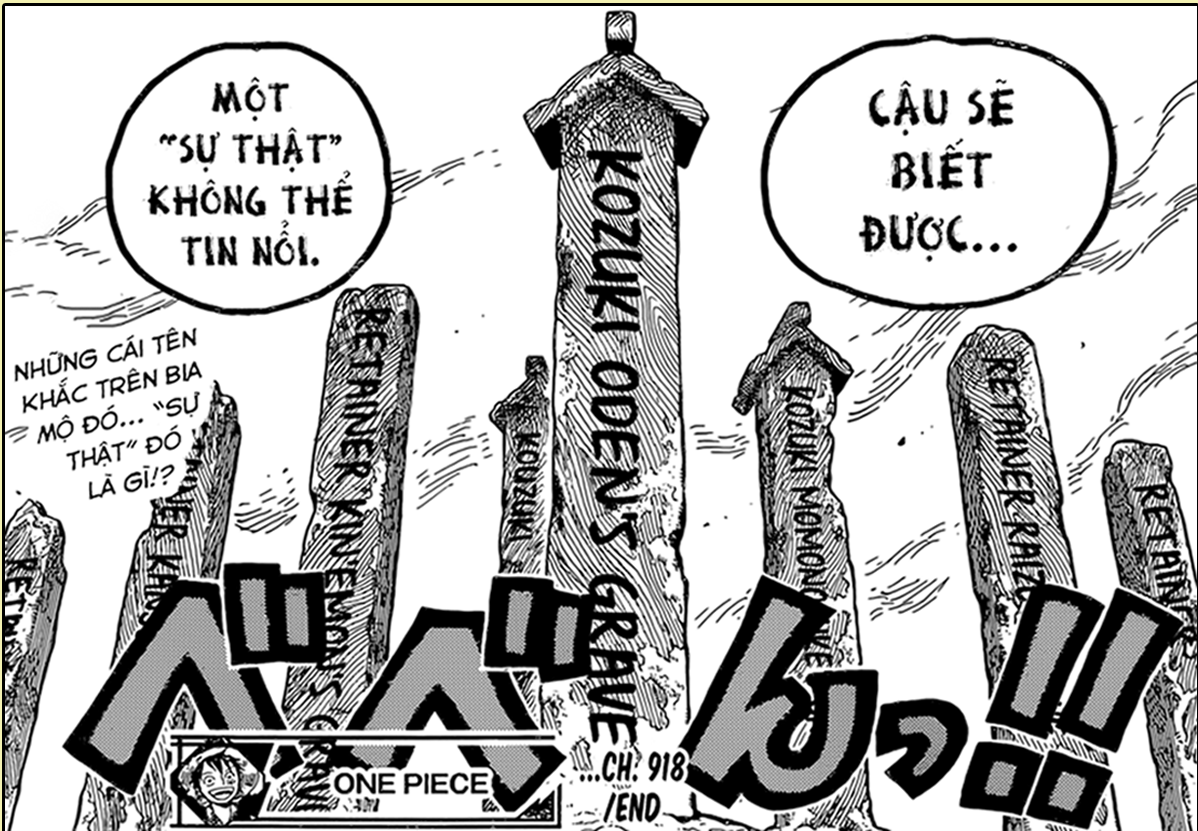 One Piece 918 Giả Thuyết Về Những Ngoi Mộ Bi ẩn Va Vong Hồn Của Wano Quốc