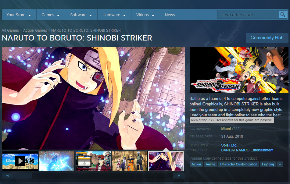 Gây thất vọng tràn trề, Naruto to Boruto đang “ăn gạch” trên Steam
