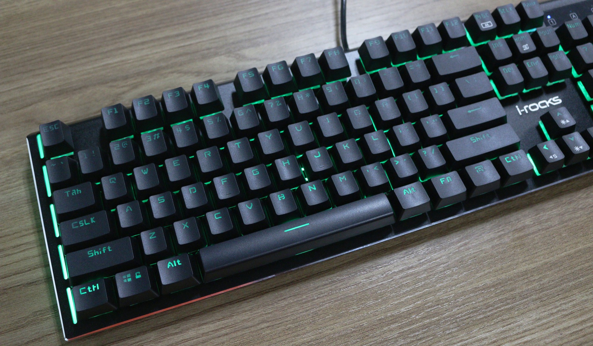 Tren Tay Irocks K64e Ban Phim Ban Cơ Gaming Ngon Bổ Gia Hạt Dẻ Chỉ 500k