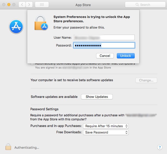 mac sierra change password for computer