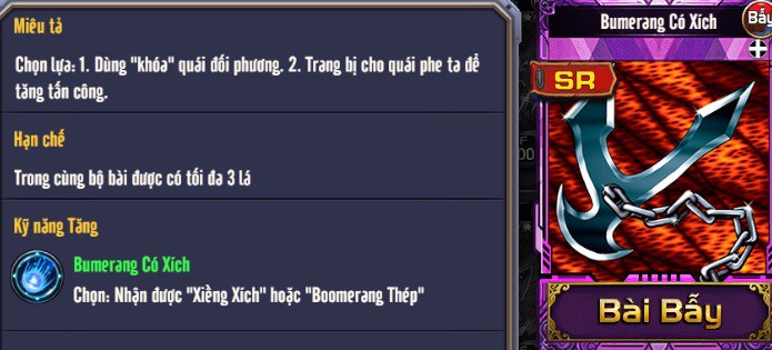  Bài bẫy duy nhất bắt người chơi phải lựa chọn một trong 2 tính năng 