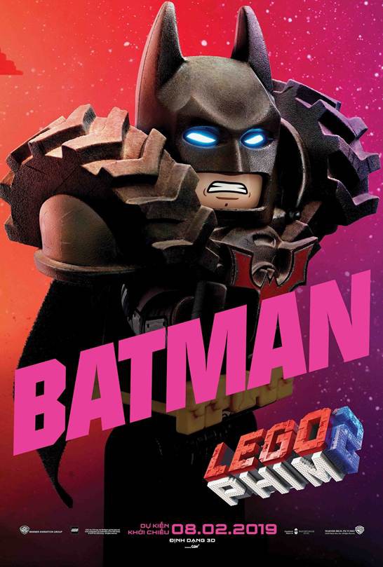 Batman và 9 nhân vật ngầu như trái bầu sẽ quậy tung cả thế giới trong siêu phẩm hoạt hình The Lego Movie 2 - Ảnh 2.