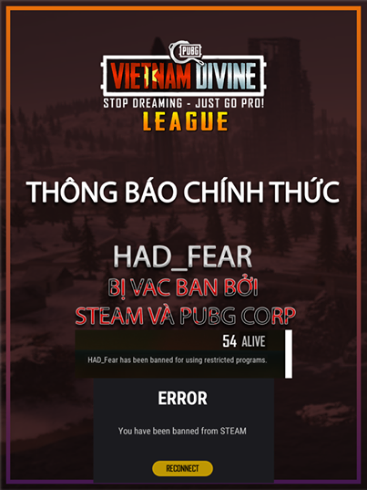 Đang bắn giải PUBG, game thủ Việt bất ngờ bị Bluehole ban thẳng tay ngay giữa trận - Ảnh 1.