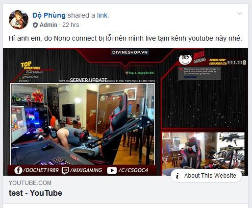 Sau vài ngày du mục Độ Mixi đành phải dùng kênh Youtube phụ để livestream - Ảnh 1.