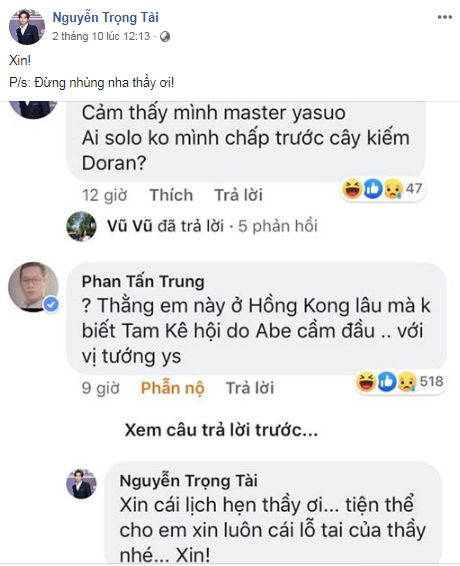 LMHT: Nguyễn Trọng Tài - HongKong1 bất ngờ gạ kèo Solo Yasuo với Thầy Giáo Ba - Ảnh 3.