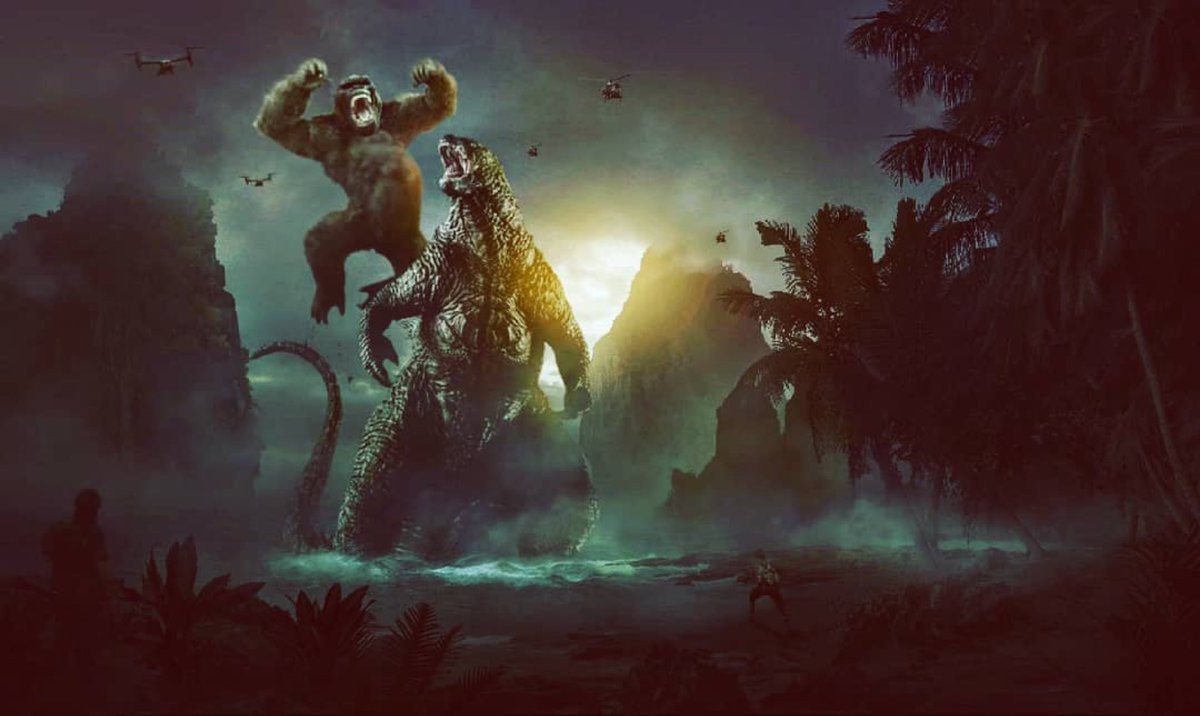 Movie Godzilla vs Kong 4k Ultra HD Wallpaper by Bryan Fiallos