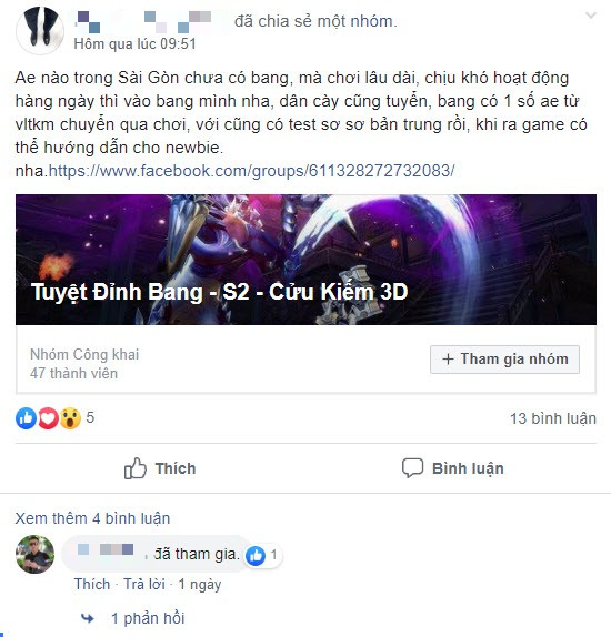 Cưỡng không lại sức nóng của Cửu Kiếm 3D, đại gia làng game Việt đồng loạt báo danh, tự ước tính tổng nạp ngày đầu... 1 tỷ - Ảnh 17.