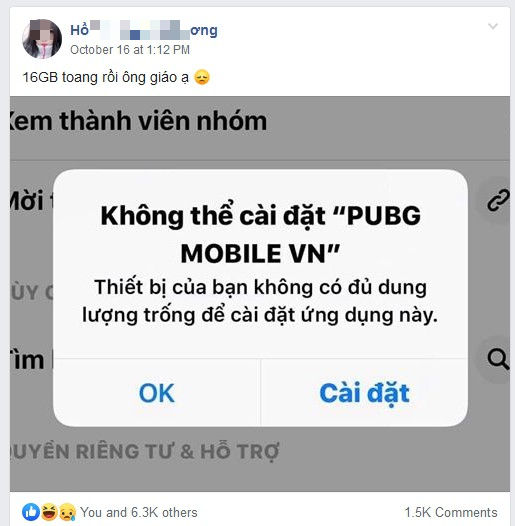 PUBG Mobile ngày một nặng, game thủ sở hữu iPhone 16GB sắp toang thật sự - Ảnh 3.