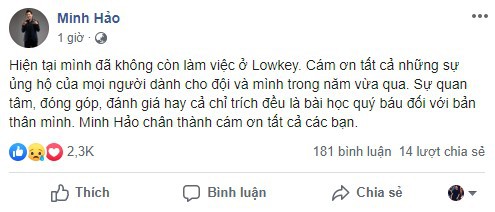 LMHT: Sau chiến tích tại CKTG 2019, HLV Minh Hảo bất ngờ tuyên bố rời Lowkey Esports - Ảnh 1.
