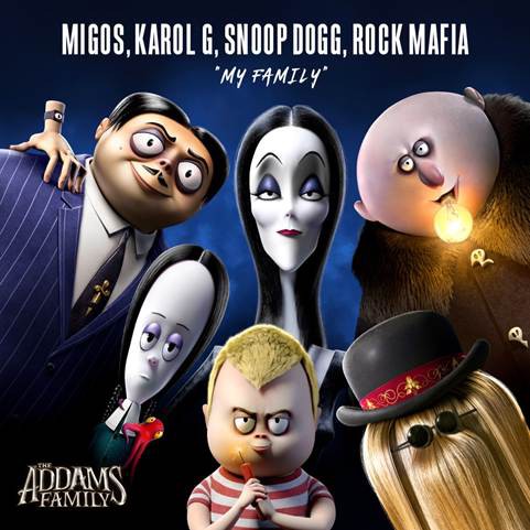 Sau màn kết hợp đình đám với Sơn Tùng MTP, Snoop Dogg tung nhạc phẩm cực đỉnh trong siêu phẩm hoạt hình - Gia đình Addams - Ảnh 1.