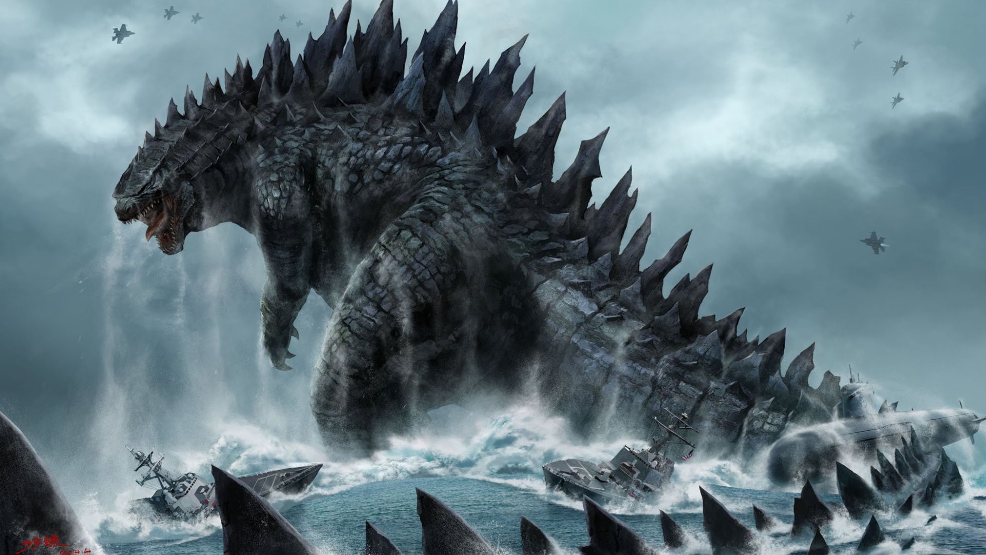 Godzilla - siêu quái vật. Bạn đã từng xem phim kinh điển về siêu quái vật này chưa? Hãy để những hình ảnh trong phim đến và sở hữu cho mình những hình nền siêu quái vật đầy uy lực trên màn hình máy tính của mình. Hãy truy cập vào trang web của chúng tôi để lựa chọn những hình nền độc đáo về siêu quái vật Godzilla.