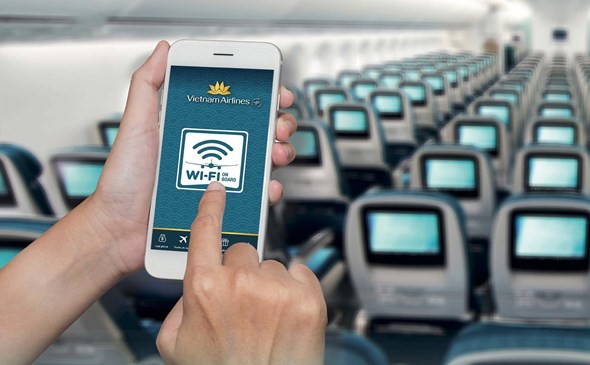 Vietnam Airlines mở dịch vụ Internet trên máy bay, gói đắt nhất là 735.000 đồng với dung lượng 80mb - Ảnh 1.