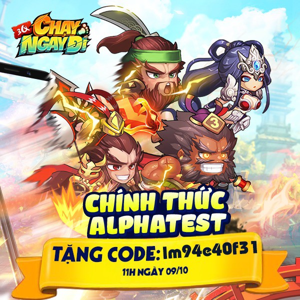 Tựa game vui nhộn nhất Quý 4 - 3Q Chạy Ngay Đi mở Alpha Test, hoàn trả 200% thẻ nạp, tặng kèm thời trang Naruto tăng full Công, HP - Ảnh 1.