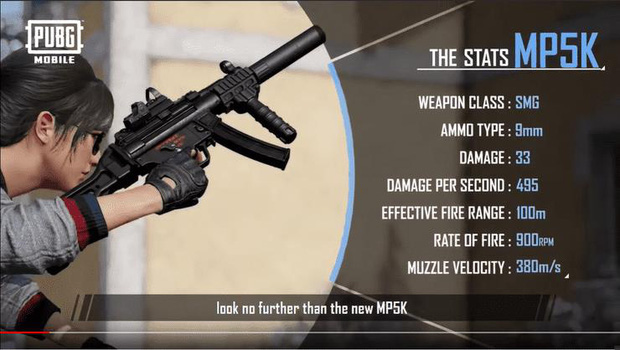 PUBG Mobile: Đây là mọi thông tin bạn cần biết về khẩu MP5-K và ông hoàng đường tuyết Zima - Ảnh 1.
