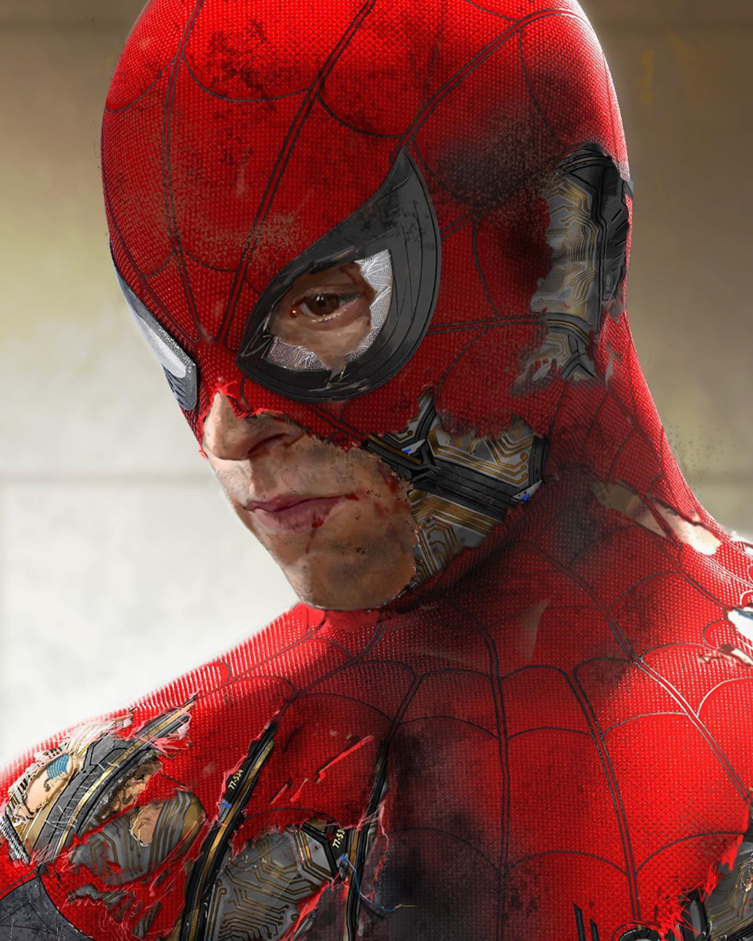 Hóa Ra Đây Là Thiết Kế Bên Trong Chiếc Mặt Nạ Của Spider-Man, Khá Là Cool  Ngầu