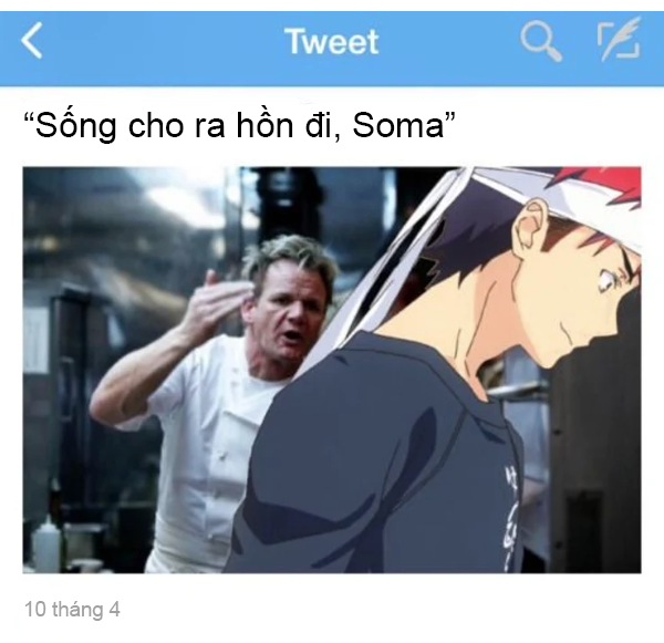 Không thể nhịn cười với loạt meme về Food Wars: Shokugeki no Soma mà chỉ “fan cứng” mới hiểu được - Ảnh 9.