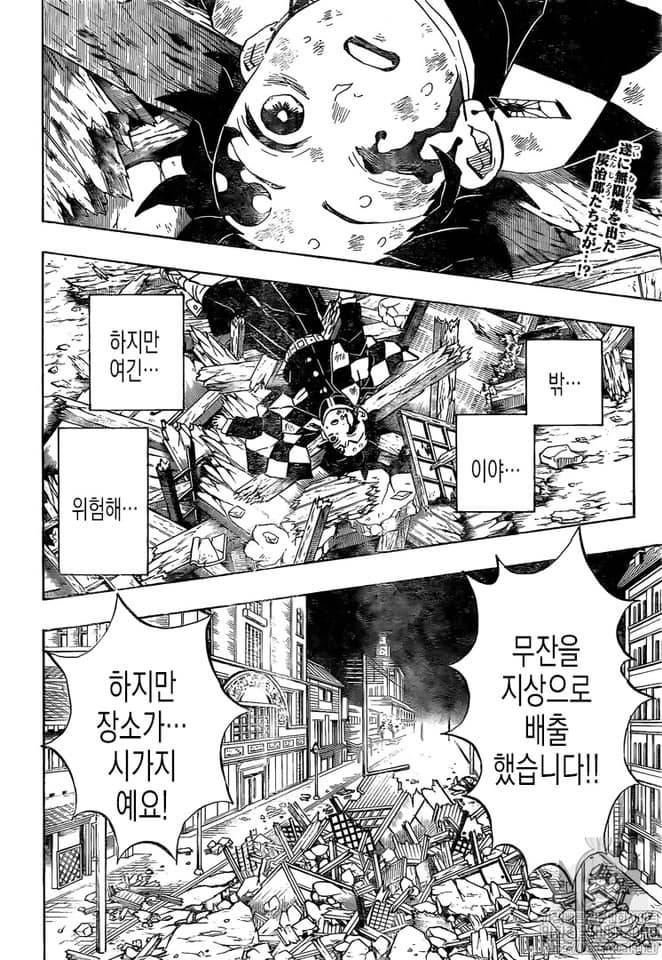 Kimetsu No Yaiba Chương 184 Muzan Bị đưa Ra Ngoai Vo Hạn Thanh Tinh Mạng Của Tanjirou đang Tren đa Nguy Kịch