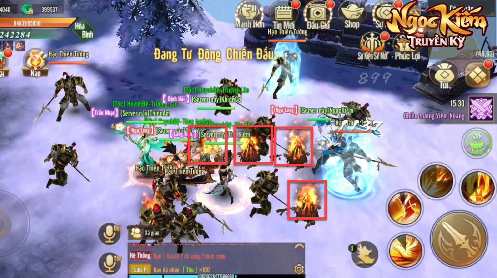 Mục kích diệt Boss đốt lửa trại, uống rượu X2 EXP đậm chất võ lâm trong Ngọc Kiếm Truyền Kỳ - Ảnh 5. Mục kích diệt Boss đốt lửa trại, uống rượu X2 EXP đậm chất võ lâm trong Ngọc Kiếm Truyền Kỳ - Ảnh 5.