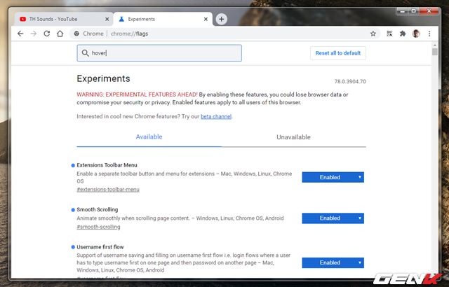 Tắt tính năng hiển thị nội dung tab khó chịu trên Google Chrome - Ảnh 3.