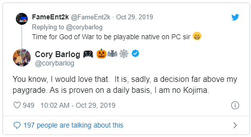 Ghen tị với Kojima, giám đốc God of War nói về khả năng đưa game lên PC - Ảnh 1.