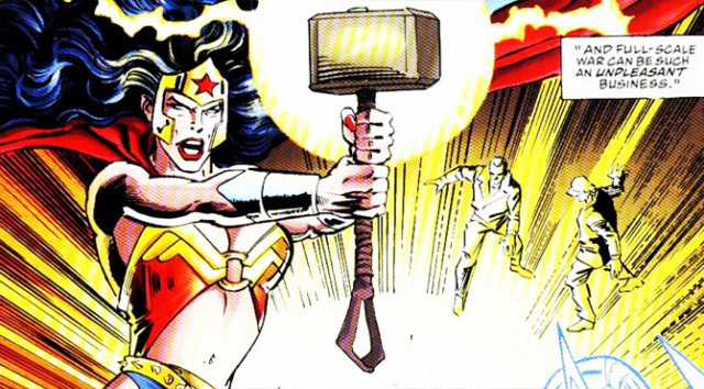 Ngạc nhiên chưa: Ngoài Captain America ra, Superman và Wonder Woman cũng có thể sử dụng búa Thor ngon lành - Ảnh 3.