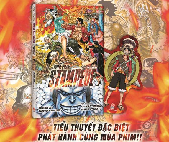 tiểu thuyết One Piece Stampede: Bạn là fan của bộ manga One Piece nổi tiếng? Hãy tìm hiểu thêm về câu chuyện trong tiểu thuyết One Piece Stampede. Được viết bởi cùng tác giả với bộ manga, tựa sách này sẽ đưa bạn vào cuộc hành trình đầy kịch tính của nhóm Luffy. Đọc thêm về cuộc phiêu lưu hấp dẫn này bằng cách xem hình ảnh.