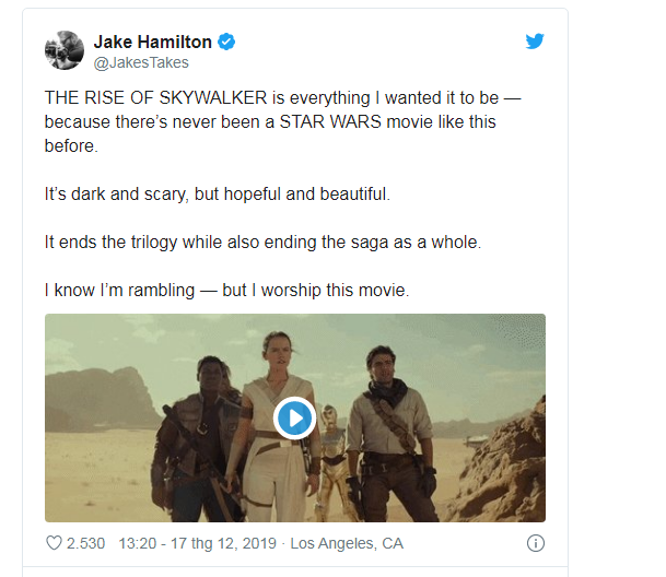 Phản ứng sớm về Star Wars: The Rise Of Skywalker: Cảm động, hoành tráng, là một cái kết trọn vẹn cho gia đình Skywalker - Ảnh 9.