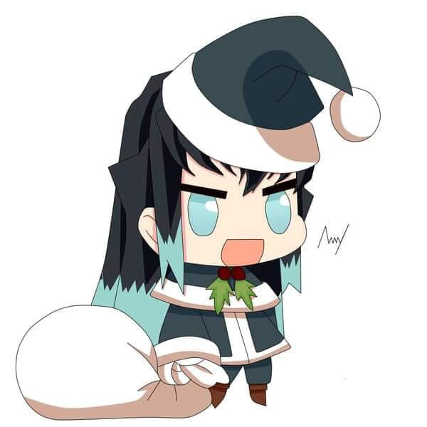 Hòa cùng không khí Noel, dàn nhân vật trong Kimetsu no Yaiba diện trang phục Giáng Sinh cực yêu - Ảnh 2.