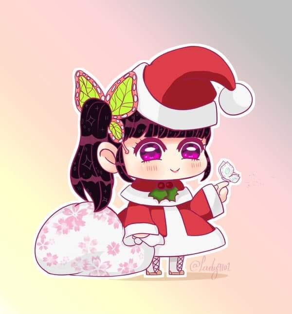 Hòa cùng không khí Noel, dàn nhân vật trong Kimetsu no Yaiba diện trang phục Giáng Sinh cực yêu - Ảnh 8.