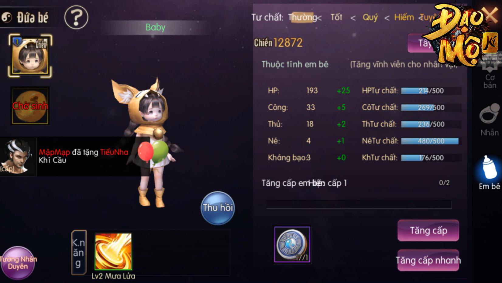 Game nhập vai thế giới mở có khác, đám cưới có luôn bạn trai, bạn gái cũ đến phá, sinh con bỏ thêm tiền là… được đẻ sớm - Ảnh 6.