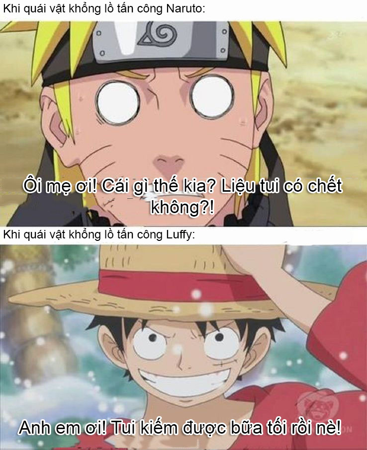 Người hâm mộ của anime One Piece và Naruto nhất định sẽ không muốn bỏ lỡ bất kỳ bức ảnh meme hài hước nào được tạo ra từ hai bộ phim này. Hãy xem và cười thả ga với những bức ảnh meme tuyệt vời này!
