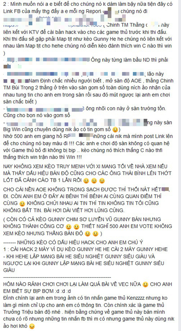 Làng AoE Việt Nam rúng động vì nghi án bán độ mới - Ảnh 2.