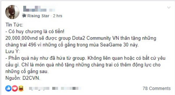 Cùng là HCĐ, Đội tuyển DOTA 2 được cộng đồng thưởng hàng chục triệu còn Liên Quân Mobile lại nhận toàn gạch đá - Ảnh 6.