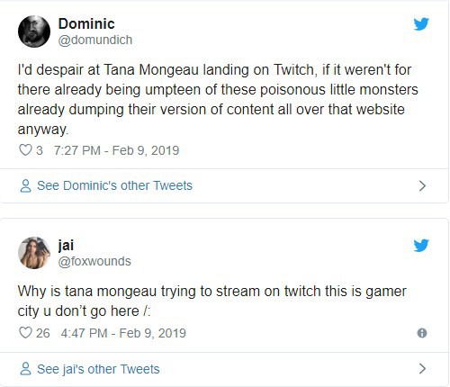 Vừa mới lập kênh stream trên Twitch, Youtuber ngực bự Tana Mongeau đã bị ném đá tơi tả - Ảnh 4.