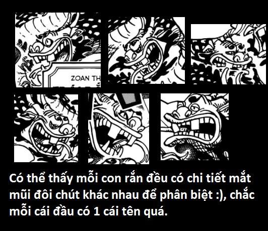 Góc soi mói One Piece 933: Mỗi đầu rắn của Orochi có một đặc điểm riêng, xuất xứ Komurasaki liên quan tới gia rộc Kozuki? - Ảnh 3.