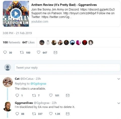 Chê Anthem là bom xịt, chàng Youtuber bị EA dằn mặt buộc phải xóa bài review - Ảnh 3.
