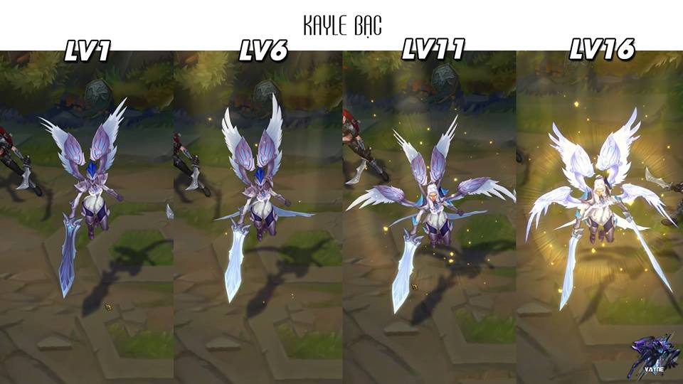 [LMHT] Soi tận mắt 4 dạng nâng cấp của Kayle với tất cả các trang phục: Skin nào cũng đẹp đến rụng rời - Ảnh 3.