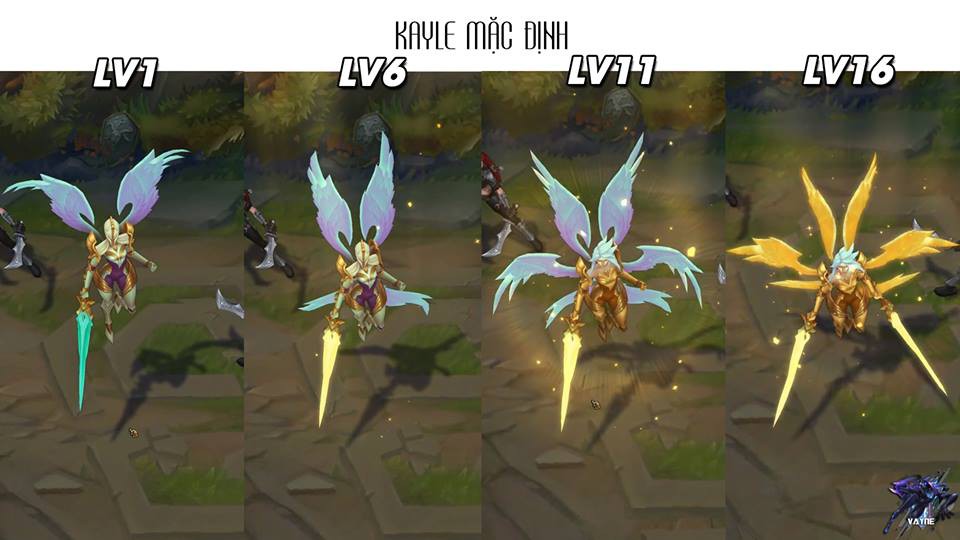 [LMHT] Soi tận mắt 4 dạng nâng cấp của Kayle với tất cả các trang phục: Skin nào cũng đẹp đến rụng rời - Ảnh 1.