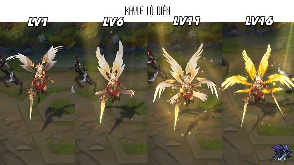 [LMHT] Soi tận mắt 4 dạng nâng cấp của Kayle với tất cả các trang phục: Skin nào cũng đẹp đến rụng rời - Ảnh 5.