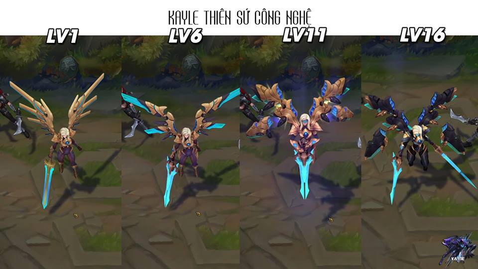 [LMHT] Soi tận mắt 4 dạng nâng cấp của Kayle với tất cả các trang phục: Skin nào cũng đẹp đến rụng rời - Ảnh 9.