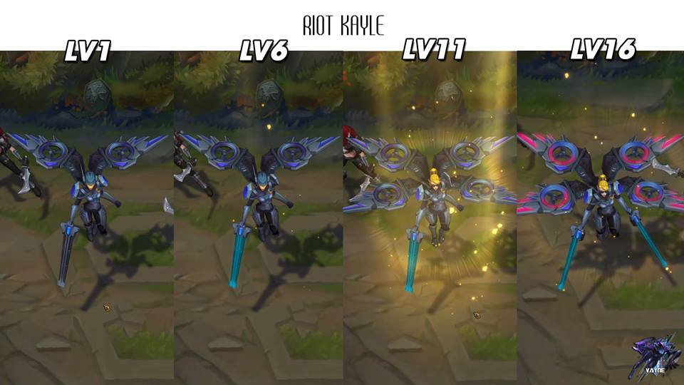 [LMHT] Soi tận mắt 4 dạng nâng cấp của Kayle với tất cả các trang phục: Skin nào cũng đẹp đến rụng rời - Ảnh 8.
