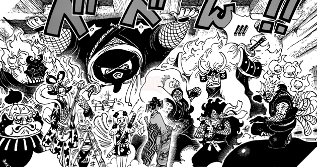 Spoil One Piece 932: Tướng quân Orochi tức giận, hiện nguyên hình biến thành một con rồng tám đầu - Ảnh 1.
