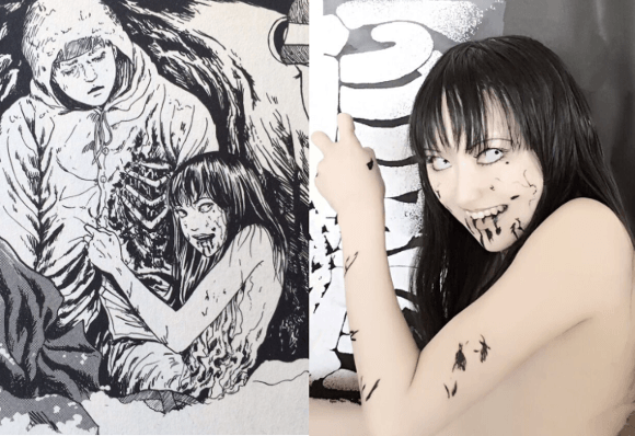 Hết hồn với màn cosplay của cô gái chuyên hóa thân thành ma trong manga Junji Ito - Ảnh 10.