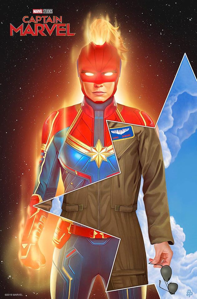 10 poster fanmade cực chất được Marvel Studio chọn cho Captain Marvel - Ảnh 11.