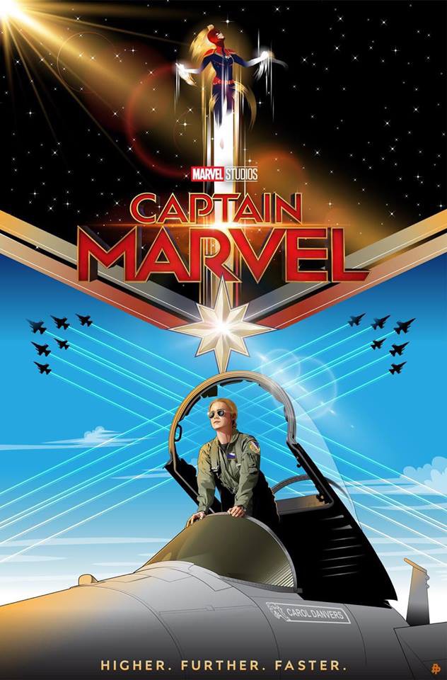 10 poster fanmade cực chất được Marvel Studio chọn cho Captain Marvel - Ảnh 6.