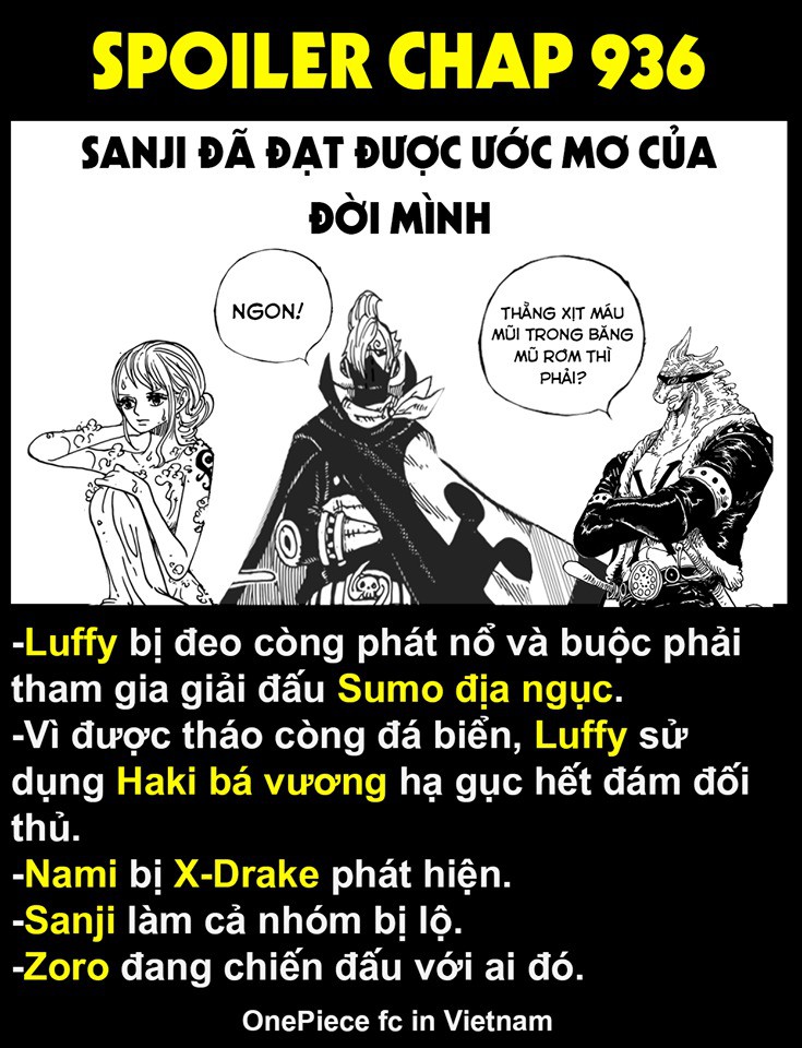 One Piece 936 Luffy Tham Gia Cuộc Chiến Sinh Tồn Zoro Quyết đấu Cung Kẻ Lạ Mặt