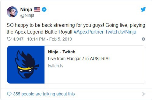 Rò rỉ tin đồn Apex Legends trả cho Ninja và Shroud 23 tỷ để chơi và quảng bá game cho mình - Ảnh 2.