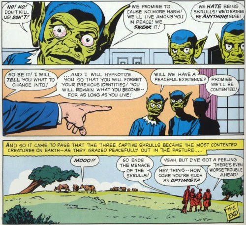 Captain Marvel: 6 nhân vật kì quặc và dị thường nhất chủng tộc Skrull từng biến thành - Ảnh 1.